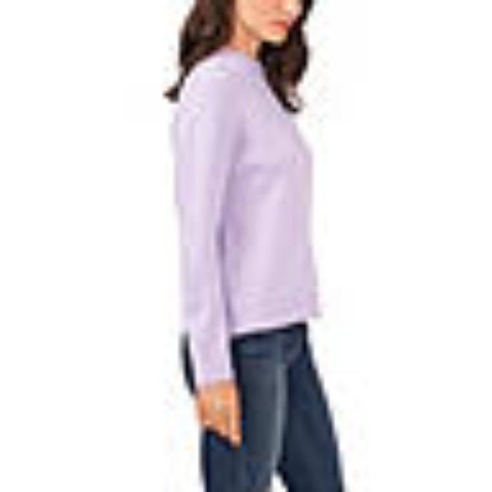Vince Camuto Women's Ribbed Hem & Cuff Mock Neck Sweater- Small - Picture 2 of 6